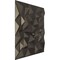 Ekena Millwork 19 5/8in. W x 19 5/8in. H Leto EnduraWall Decorative 3D Wall Panel Covers 2.67 Sq. Ft. WP20X20LTDST - alternate 2